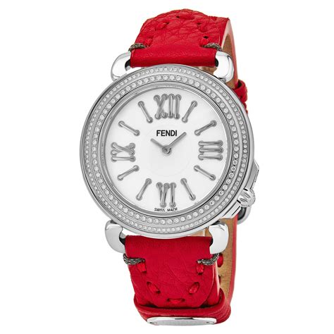 fendi women's selleria diamond watch